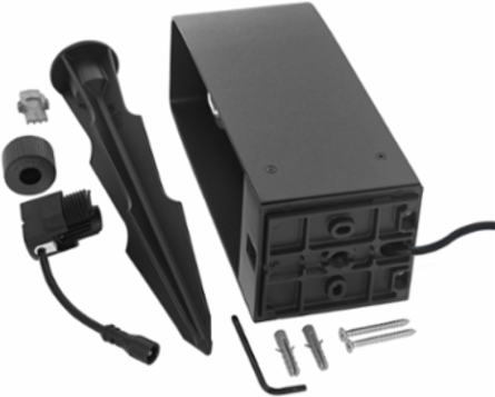 ACE DARK Solitary Fixture, 12V AC, 3W, 8.07 Inch Height, Aluminum Material