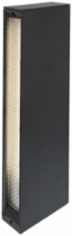 EVO LOW DARK Bollard Light, 12V AC, 2W, 14.41 Inch Height, Anodized Aluminum