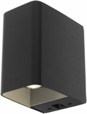 ACE DOWN DARK Wall Fixture, 3 W, 12 V, Aluminum, CRI 91, 3.94 Inch Height