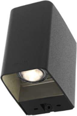 ACE DOWN DARK Wall Fixture, 3 W, 12 V, Aluminum, CRI 91, 3.94 Inch Height