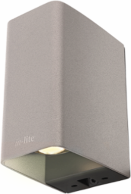 ACE Up-Down Wall Fixture, Warm White, 12V AC, 6.50 Watt, Aluminum, 3.74 Inch Length