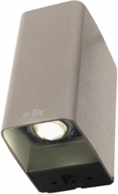 ACE Up-Down Wall Fixture, Warm White, 12V AC, 6.50 Watt, Aluminum, 3.74 Inch Length