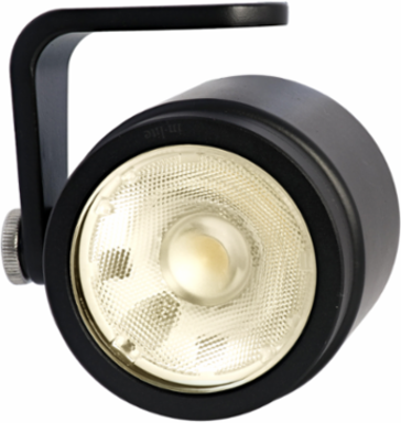 SCOPE Spotlight Fixture, Warm White, 12V AC, 3W, 26 Ft Light Reach, Aluminium