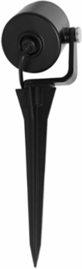 SCOPE Spotlight Fixture, Warm White, 12V AC, 3W, 26 Ft Light Reach, Aluminium