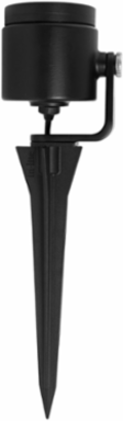 SCOPE Spotlight Fixture, Warm White, 12V AC, 3W, 26 Ft Light Reach, Aluminium
