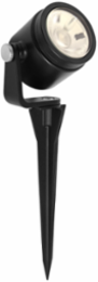 SCOPE Spotlight Fixture, Warm White, 12V AC, 3W, 26 Ft Light Reach, Aluminium