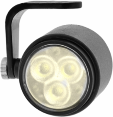 MINI SCOPE Spot Fixture, 12V AC, 1 W, 1.85 Inch Diameter, Aluminum