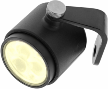 MINI SCOPE Spot Fixture, 12V AC, 1 W, 1.85 Inch Diameter, Aluminum
