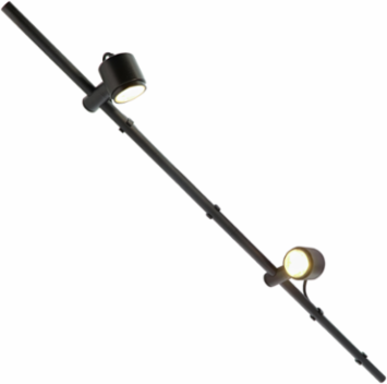 MINI SCOPE DUO Spot Fixture, 12V AC, 2 x 1W, Height 1.77 Inch, Diameter 1.85 Inch