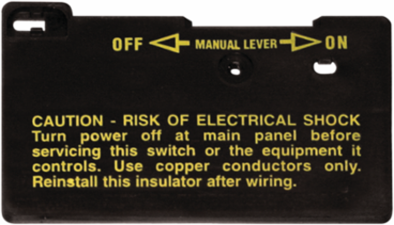 Mechanical Time Switch Insulator - 10 Pack