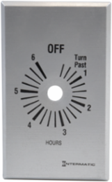 Timer Control Plate for 6-Hr Without Hold