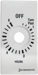 Plate for 6-Hour Timers, White
