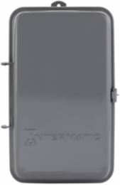 Outdoor Case Type 3R Steel Enclosure, Gray, 10-1/8 Inch Height