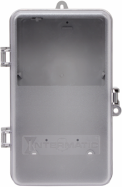 Outdoor Type 3R Plastic Enclosure, Gray with See-Through Window