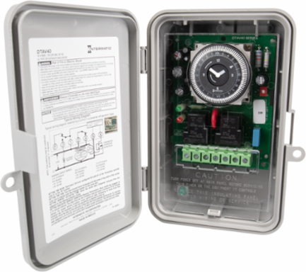 Electromechanical Defrost Timer, Auto Voltage, 120/240 VAC