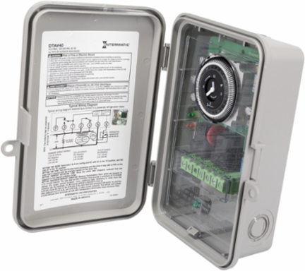 Electromechanical Defrost Timer, Auto Voltage, 120/240 VAC