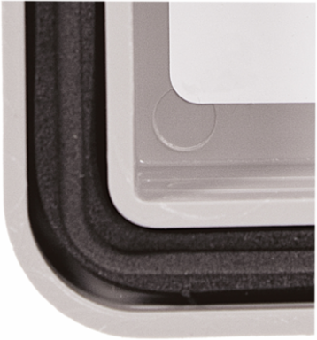 Type 3R Outdoor Plastic Enclosure, Gray, 8.64 Inch Height