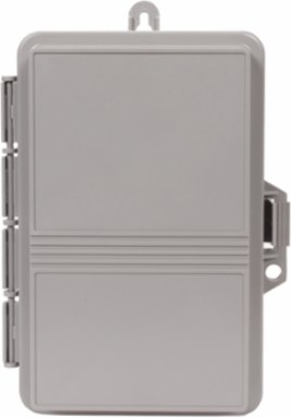 Type 3R Outdoor Plastic Enclosure, Gray, 8.64 Inch Height
