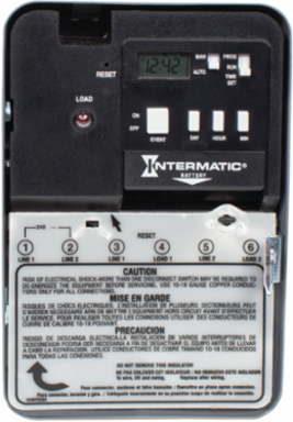 Electronic Water Heater Time Switch, 240 VAC