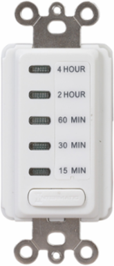 Electronic Countdown Timer 120 VAC 60 Hz White