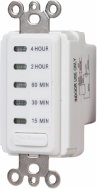 Electronic Countdown Timer 120 VAC 60 Hz White