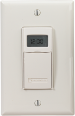 Programmable Countdown Timer 1 Second to 24 Hours, 120-277 VAC, Light Almond