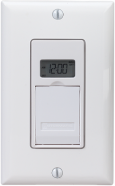 Programmable Timer 7-Day 120VAC 12A White