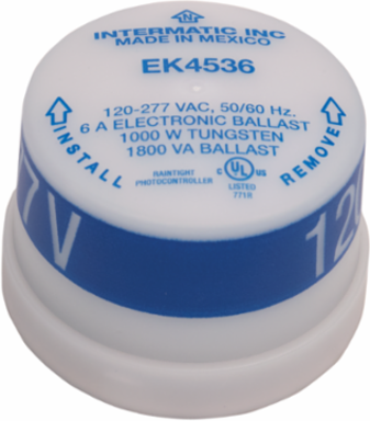 Electronic Photocontrol, Locking Type, 120-277 V