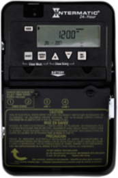 Electronic Time Switch, 24-Hour 1 Circuit, 120-277 VAC, SPST, Indoor Metal Enclosure
