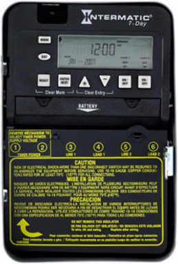 7-Day 2-Circuit Electronic Control, 120-277 VAC, Indoor Metal Enclosure