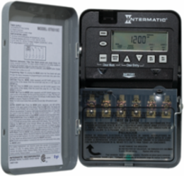 7-Day 2-Circuit Electronic Control, 120-277 VAC, Indoor Metal Enclosure