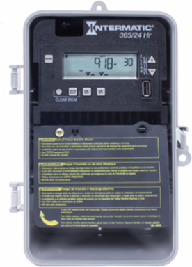 Electronic Time Switch, 24-Hour/365-Day, 120-277 VAC, Indoor/Outdoor