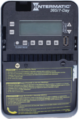 7-Day/365-Day 4-Circuit Electronic Control, 120-277 VAC, Indoor Enclosure