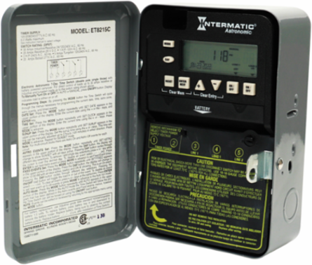 Astronomic 7-Day 2-Circuit Electronic Control, 120-277 VAC, Indoor Metal Enclosure