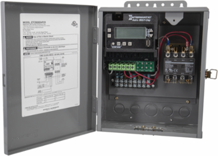 Expanded 4-Pole Lighting Contractor Box, 120 - 600 VAC, 60 Hz, 4PST, Outdoor Metal Enclosure