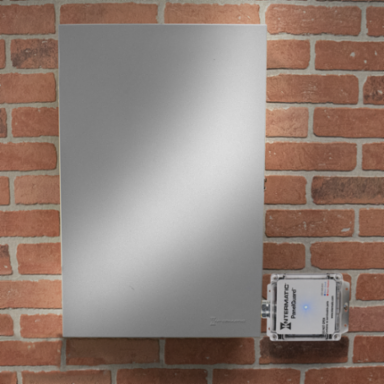 Expanded 4-Pole Lighting Contractor Box, 120 - 600 VAC, 60 Hz, 4PST, Outdoor Metal Enclosure