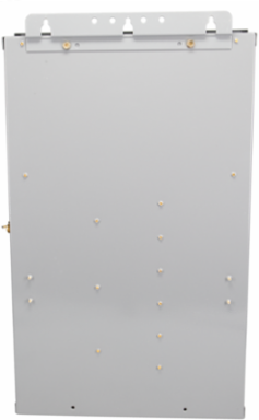 Expanded 12-Pole Lighting Contractor Box, 120 - 600 VAC, 60 Hz,3x 4PST, Outdoor Metal Enclosure