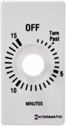 Timer Plate, White, 15-Minute Countdown (No Hold)