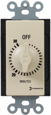 Decorator Countdown Timer 30 Minute Ivory 125-277 VAC SPST