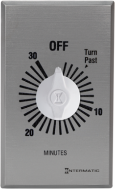 Commercial Spring Wound Countdown Timer 125-277 VAC 30 Minute Max