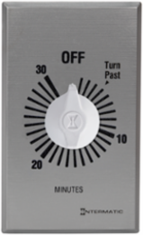 Commercial Spring Wound Countdown Timer, 125-277 VAC, 30 Minute Max
