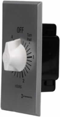 Commercial Spring Wound Countdown Timer, 4 Hour Max, 125-277 VAC, SPST