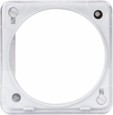 Flush Mount Housing Kit, White