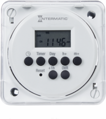 24-Hour/7-Day Electronic Module, 12/24 VDC, 24 VAC, 15 A, 20 Setpoints, SPDT