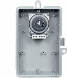 24-Hour 120V Timer, Battery Backup, 15 Min Intervals, 21A, SPDT, Type 3R Enclosure
