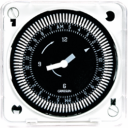 24-Hour Electromechanical Timer Module, 12/24V, 15 Min Intervals, 21A, SPDT