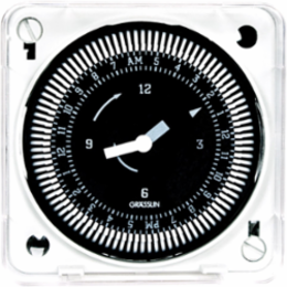 24-Hour Flush Mount Timer Module, 15 Min Intervals, 208/240V, 21A, SPDT