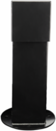 5x5, 18" Double-Gang Hinge Top Pedestal, Black
