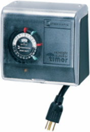Outdoor Mechanical Timer with Built-In Enclosure, 120 VAC