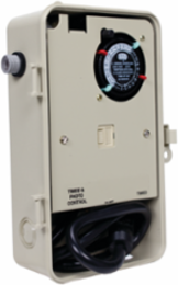 Portable Outdoor Timer with Photocontrol, GFCI Protected Circuits